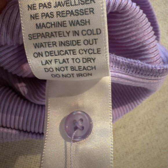 Lavender Shirt With Collar Size Small (Twik by Simons) - Picture 4 of 9